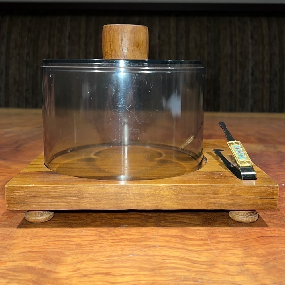 Atapco Teak Wood Covered Cheese Tray